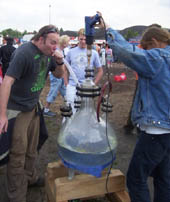 Chris Fowlie tries the worlds largest vaporiser