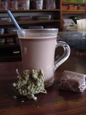 Trichome hot chocolate