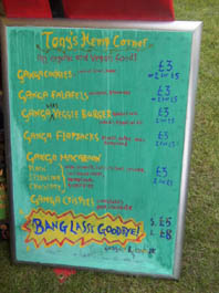 J Day stall menu