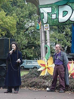 Nandor Tanczos MP calls on people to clog the courts backed up by Roaring Lion Mike Harding