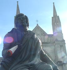 Robbie Burns lights up in solidarity in Dunedins
Octagon
