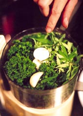 Pesto Mixing