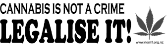 Cannabis is Not a Crime sticker