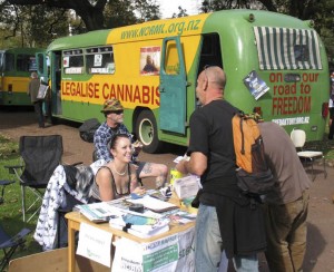 busstall NORML stall